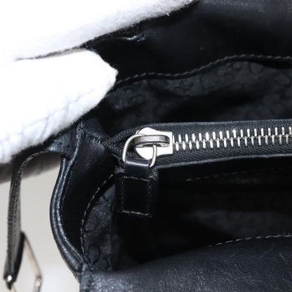 Celine C Macadam Handbag Canvas, BLACK, CANVAS, Handbag