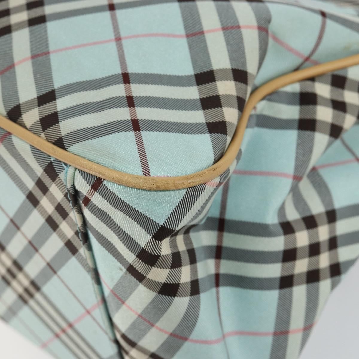 Burberry Nova Check Tote Nylon, BLUE, NYLON, Tote bag