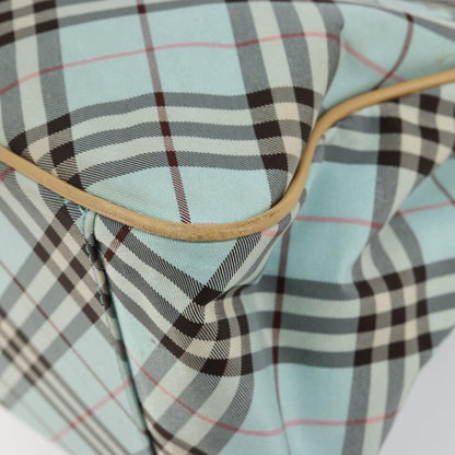 Burberry Nova Check Tote Nylon, BLUE, NYLON, Tote bag