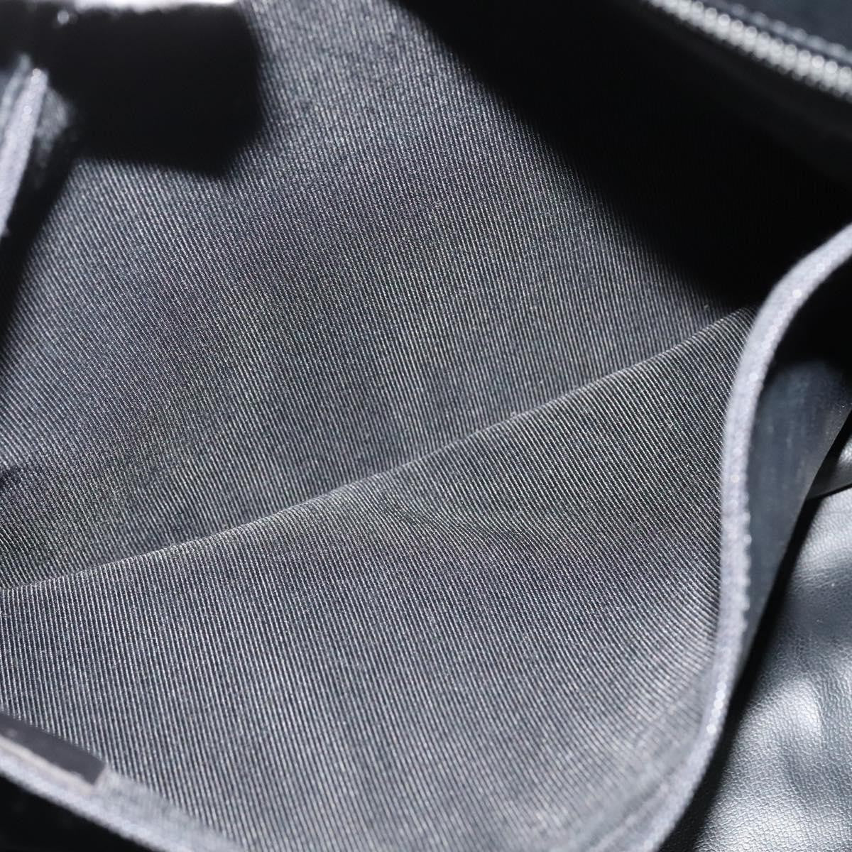 Bally Vintage Chain Shoulder Bag Quilted Leather, BLACK, LEATHER, Shoulder bag