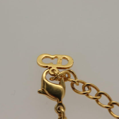 Christian Dior Logo Heart Pendant Necklace Metal, GOLD, METAL, Necklace