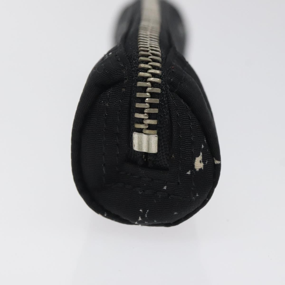 Chanel Travel Line Pen Case Nylon, BLACK, NYLON, Wallets