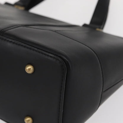 Burberry Vintage tote bag Leather, BLACK, LEATHER, Tote bag