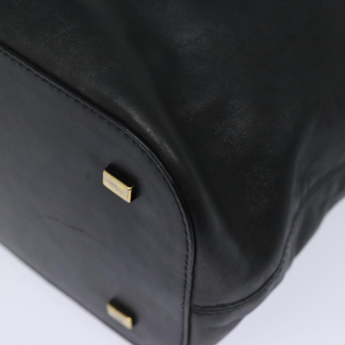 Celine Handbag Leather, BLACK, LEATHER, Handbag