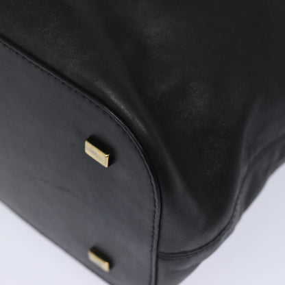 Celine Handbag Leather, BLACK, LEATHER, Handbag