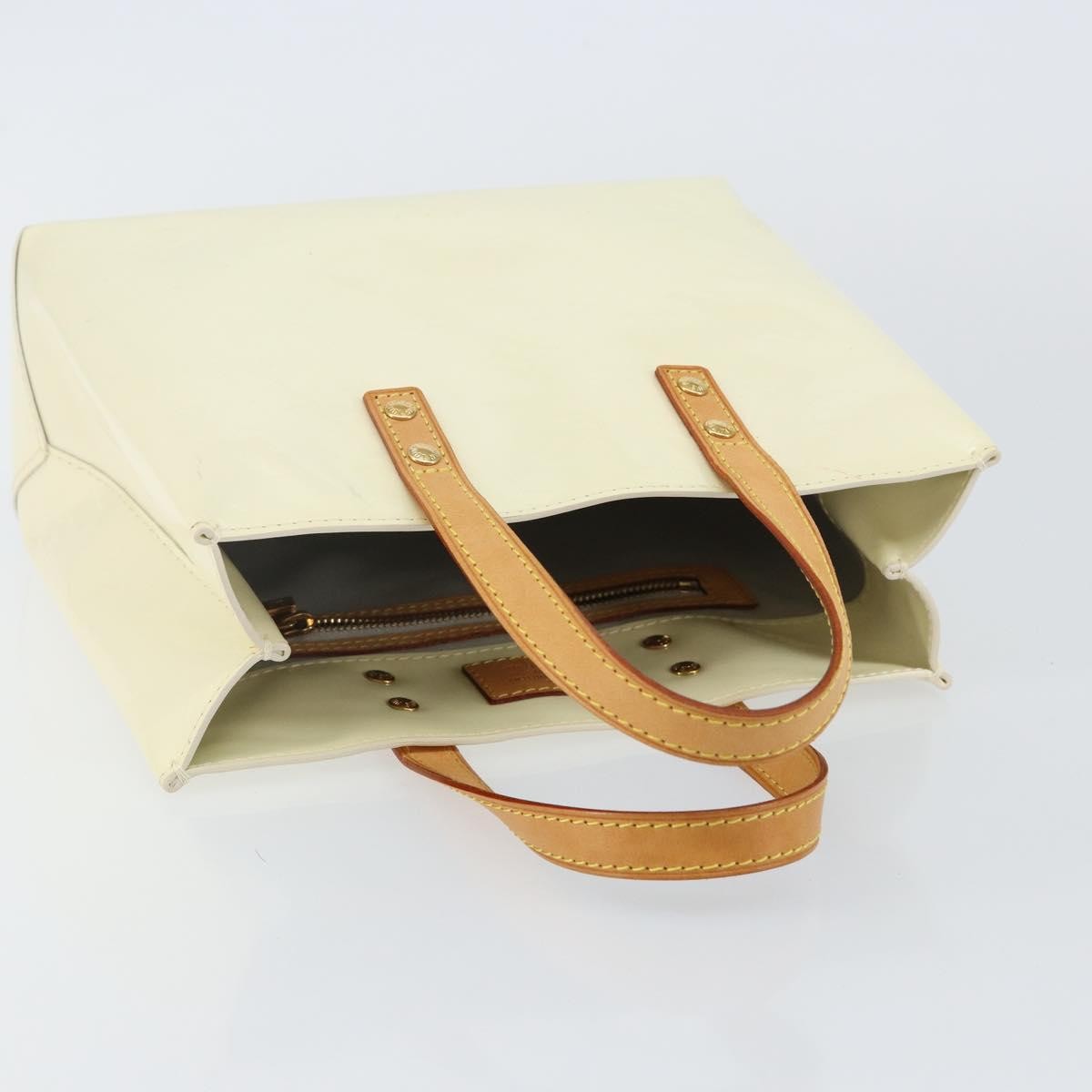 Louis Vuitton Reade Handbag Monogram Vernis, BEIGE, PATENT_LEATHER, Handbag