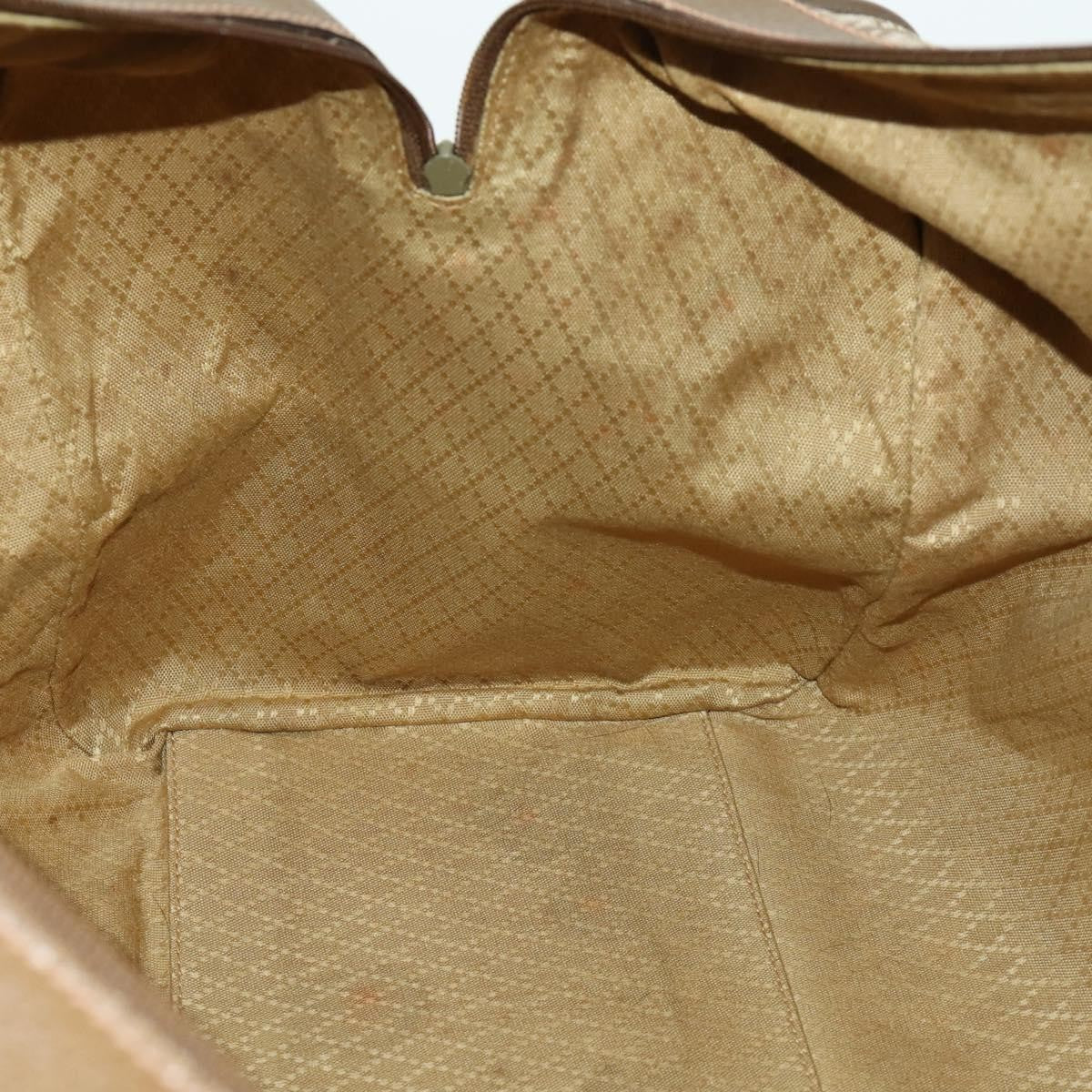 Gucci Vintage Boston Bag Canvas, BEIGE, CANVAS, Travel bag