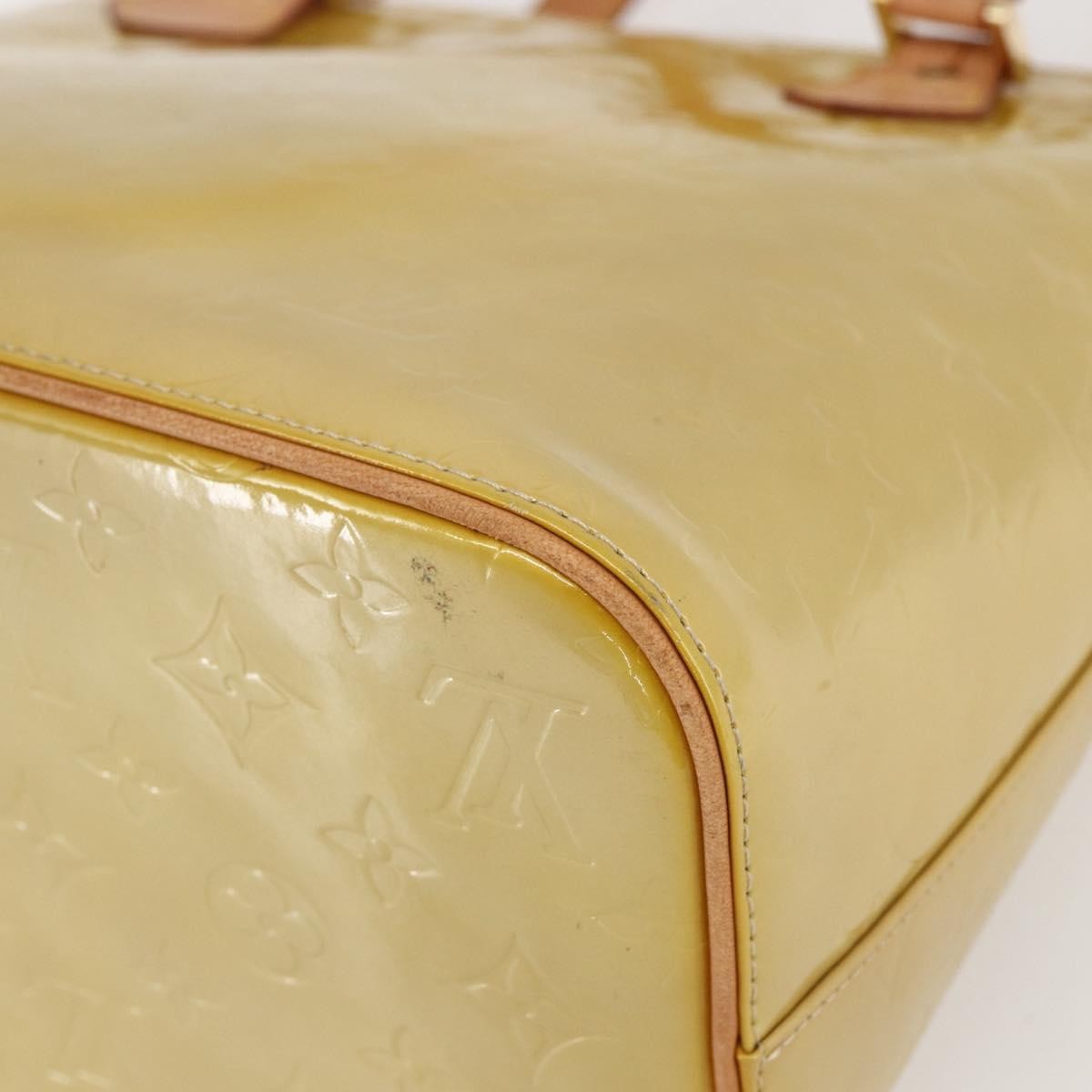 Louis Vuitton Houston Handbag Monogram Vernis, BEIGE, PATENT_LEATHER, Handbag