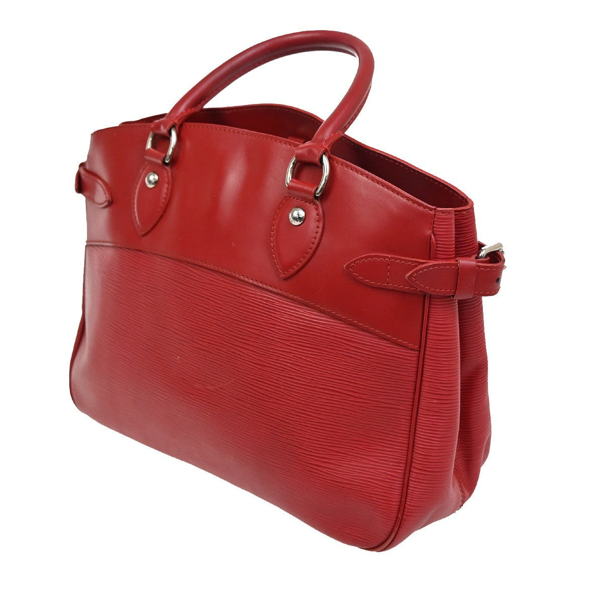 Louis Vuitton Passy Tote Epi Leather, RED, LEATHER, Tote bag