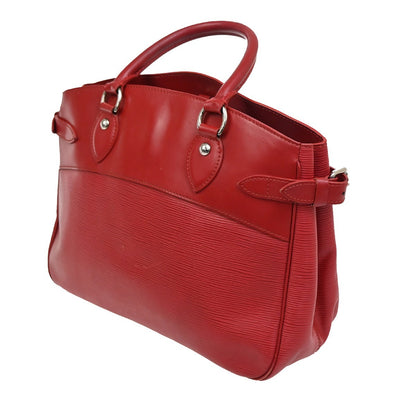 Louis Vuitton Passy Tote Epi Leather, RED, LEATHER, Tote bag