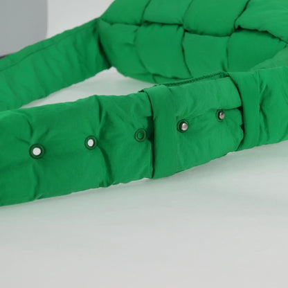 Bottega Veneta Padded Tech Cassette Crossbody Bag Intrecciato Nylon, GREEN, NYLON, Crossbody bag