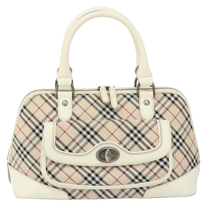 Burberry Nova Check Handbag Nova Check Canvas, BEIGE, CANVAS, Handbag