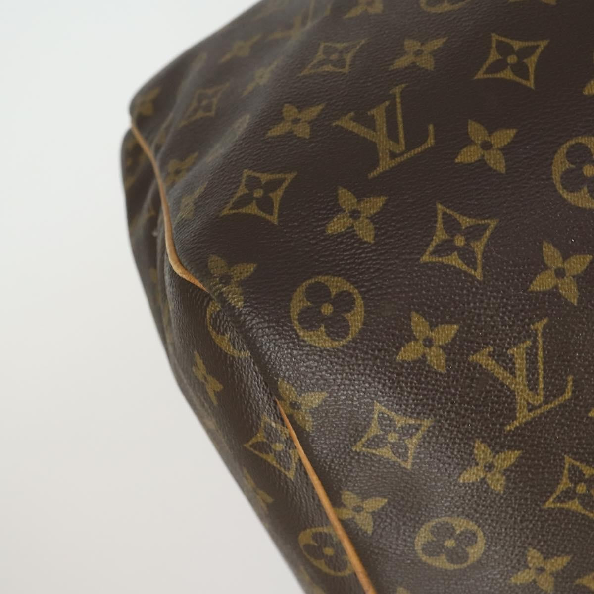 Louis Vuitton Keepall Bag Monogram Canvas, BROWN, CANVAS, Travel bag