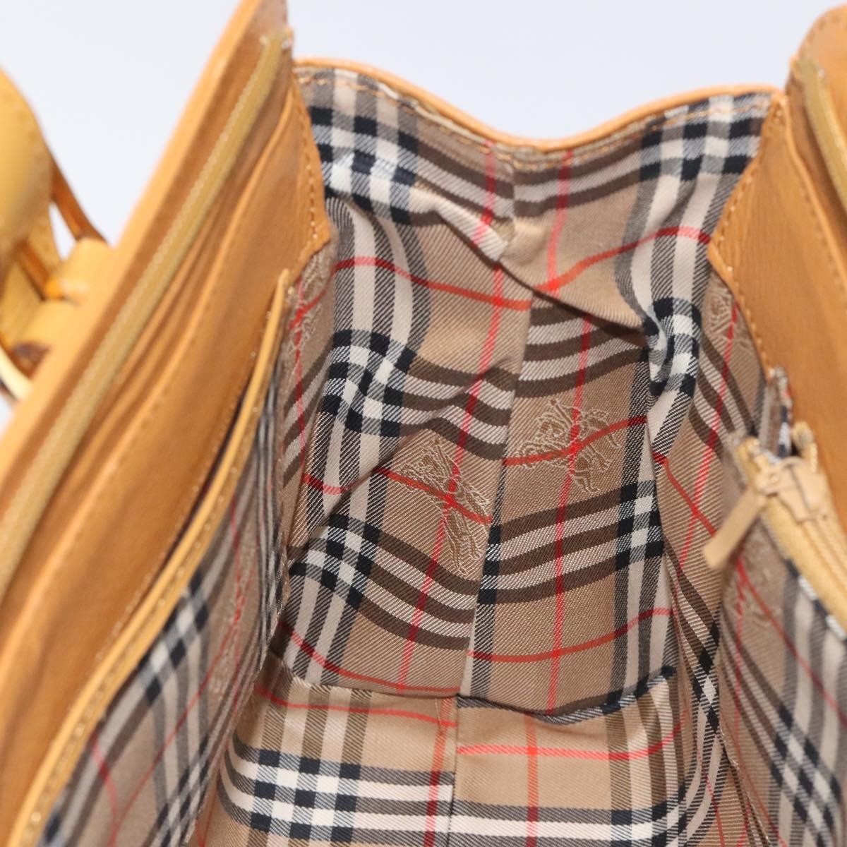 Burberry Vintage Handbag Leather, BROWN, LEATHER, Handbag