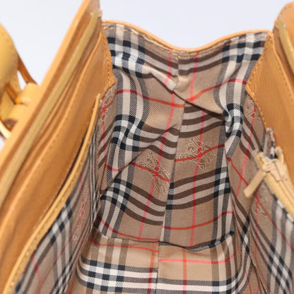 Burberry Vintage Handbag Leather, BROWN, LEATHER, Handbag