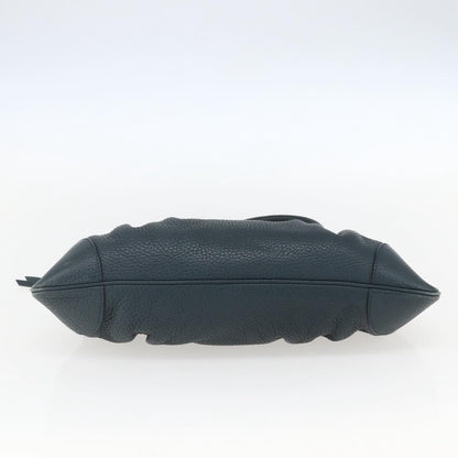 Salvatore Ferragamo Gancini handbag Leather, GREEN, LEATHER, Handbag