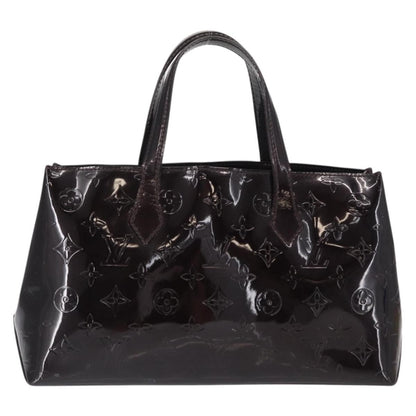 Louis Vuitton Wilshire Handbag Monogram Vernis, BURGUNDY, PATENT_LEATHER, Handbag