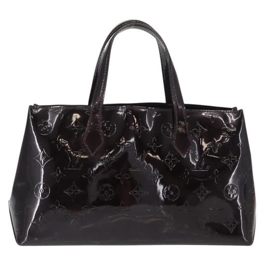 Louis Vuitton Wilshire Handbag Monogram Vernis, BURGUNDY, PATENT_LEATHER, Handbag