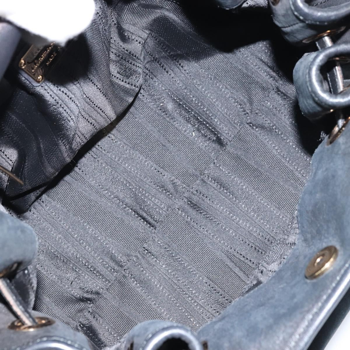 Salvatore Ferragamo Gancini Tote Suede, BLACK, SUEDE, Tote bag