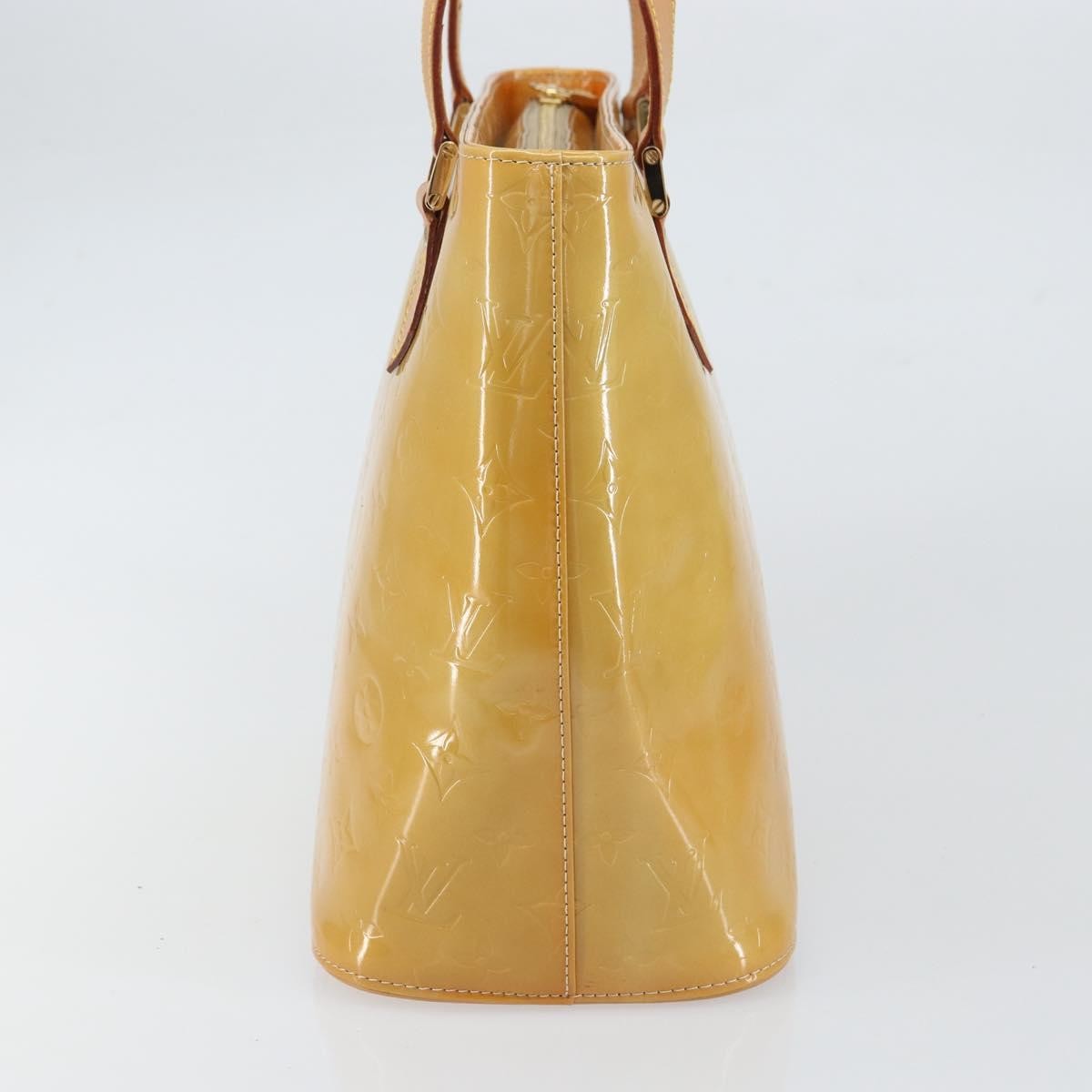 Louis Vuitton Houston Handbag Monogram Vernis, BEIGE, PATENT_LEATHER, Handbag