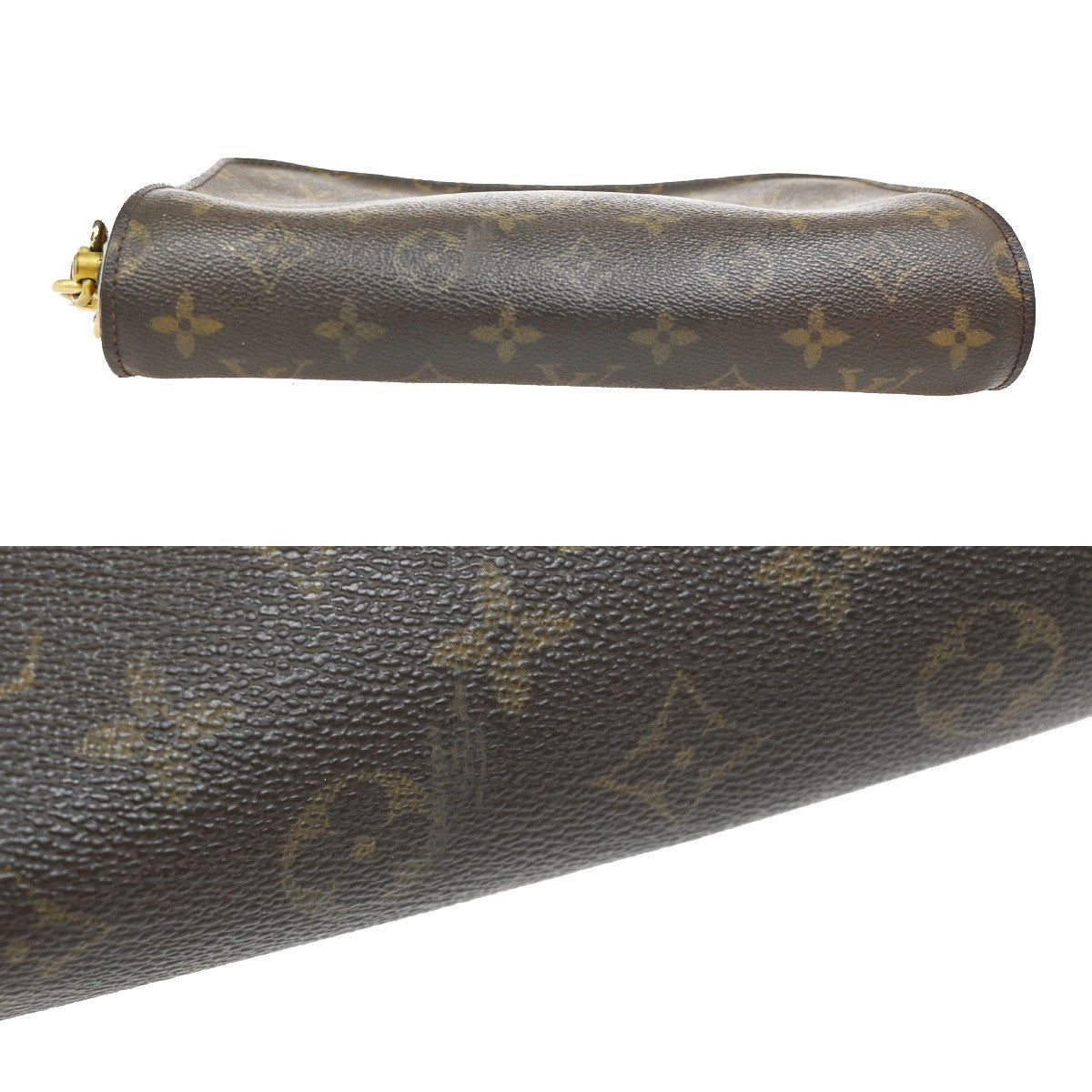 Louis Vuitton Pochette Orsay Monogram Canvas, BROWN, CANVAS, Clutche & pouche