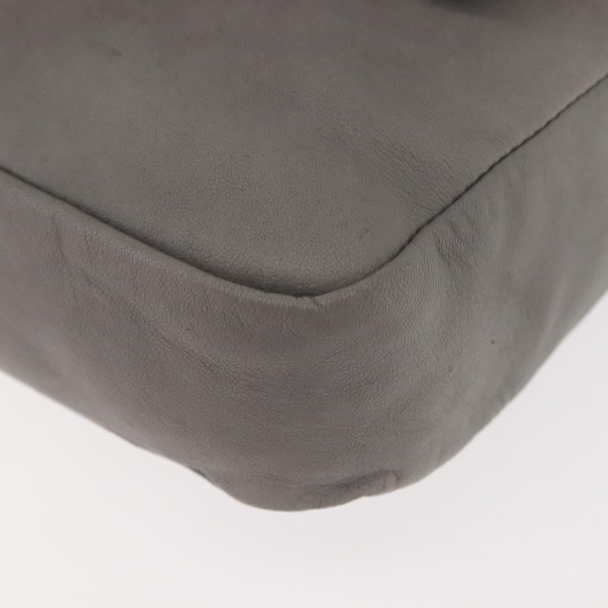 Chloe Vintage Flap shoulder bag Leather, GRAY, LEATHER, Shoulder bag