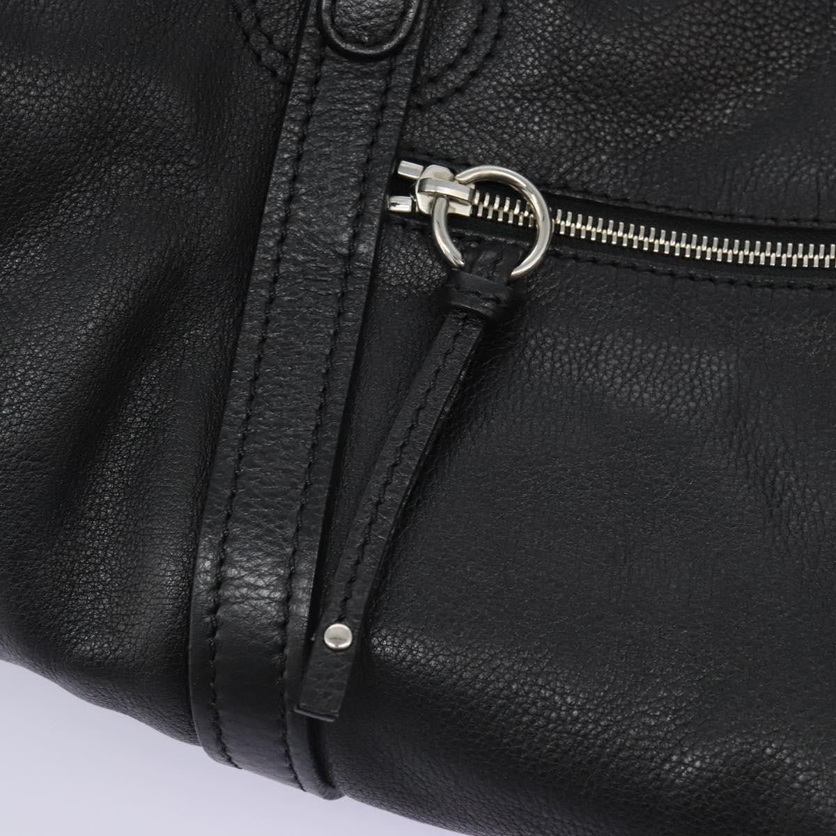 Chloe Paddington Lock Satchel Leather, BLACK, LEATHER, Handbag