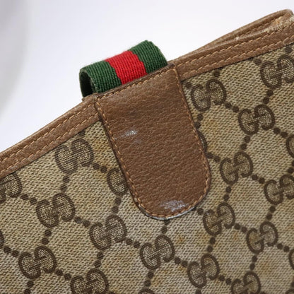 Gucci Ophidia Front Pocket Shopper Tote GG Coated Canvas, Beige, Canvas, Tote Bag