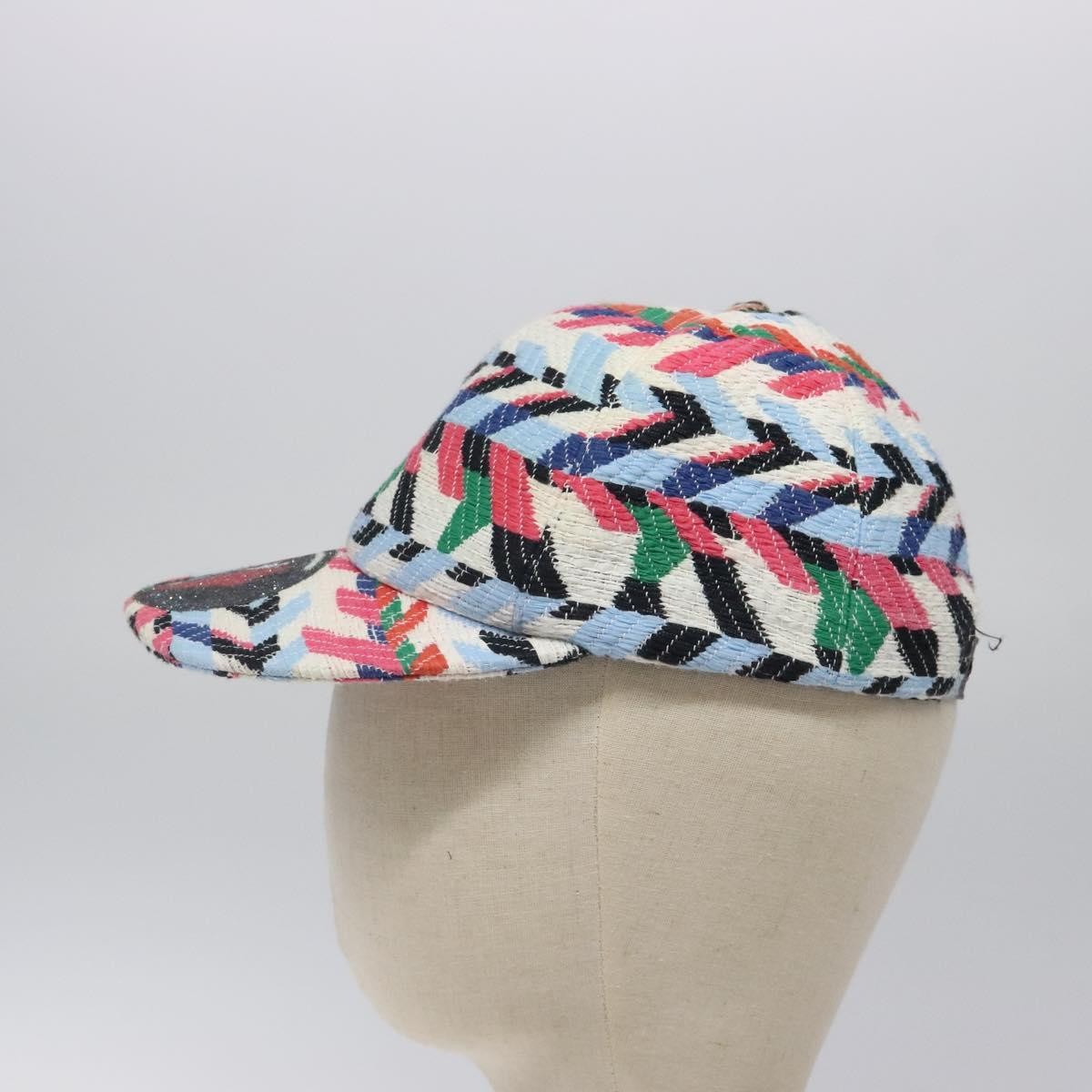 Chanel Airlines Baseball Cap Cotton, MULTICOLOUR, COTTON, Head accessory