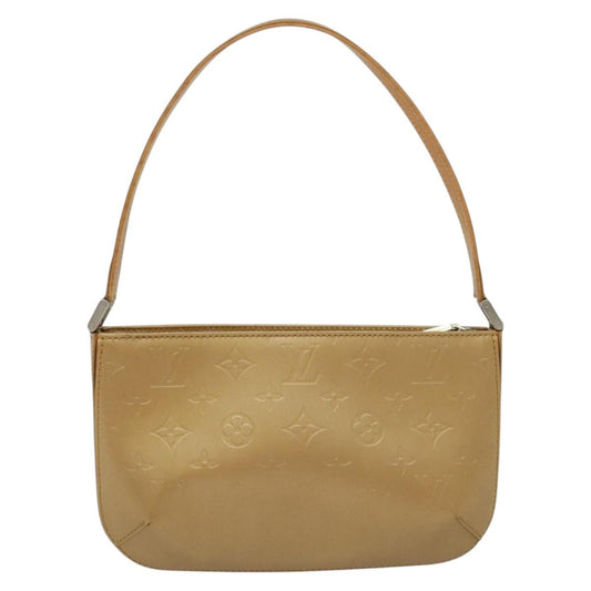 Louis Vuitton Mat Fowler Handbag Monogram Vernis, GOLD, LEATHER, Handbag
