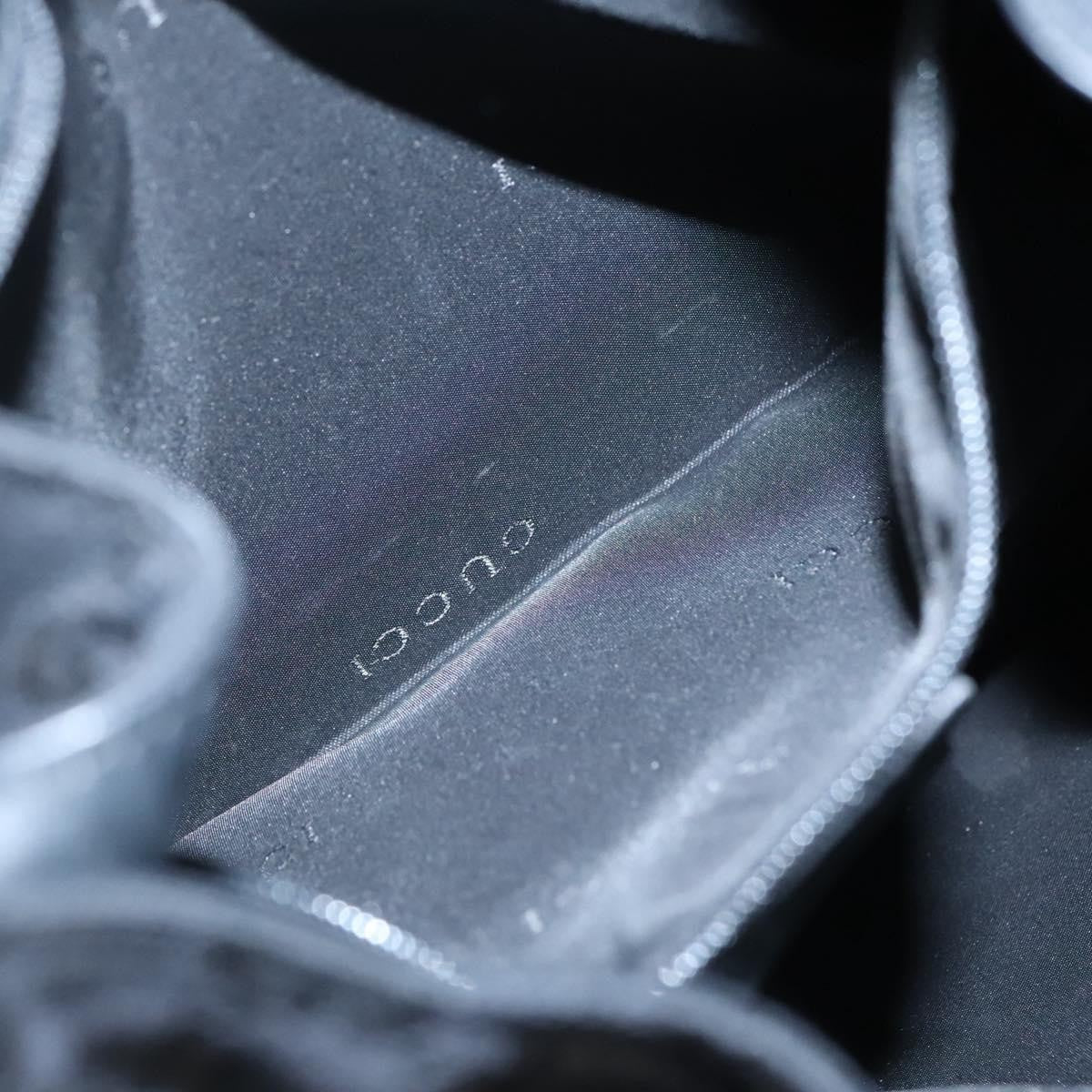 Gucci Miss Bamboo Bucket Bag GG Canvas, BLACK, CANVAS, Shoulder bag