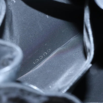 Gucci Miss Bamboo Bucket Bag GG Canvas, BLACK, CANVAS, Shoulder bag