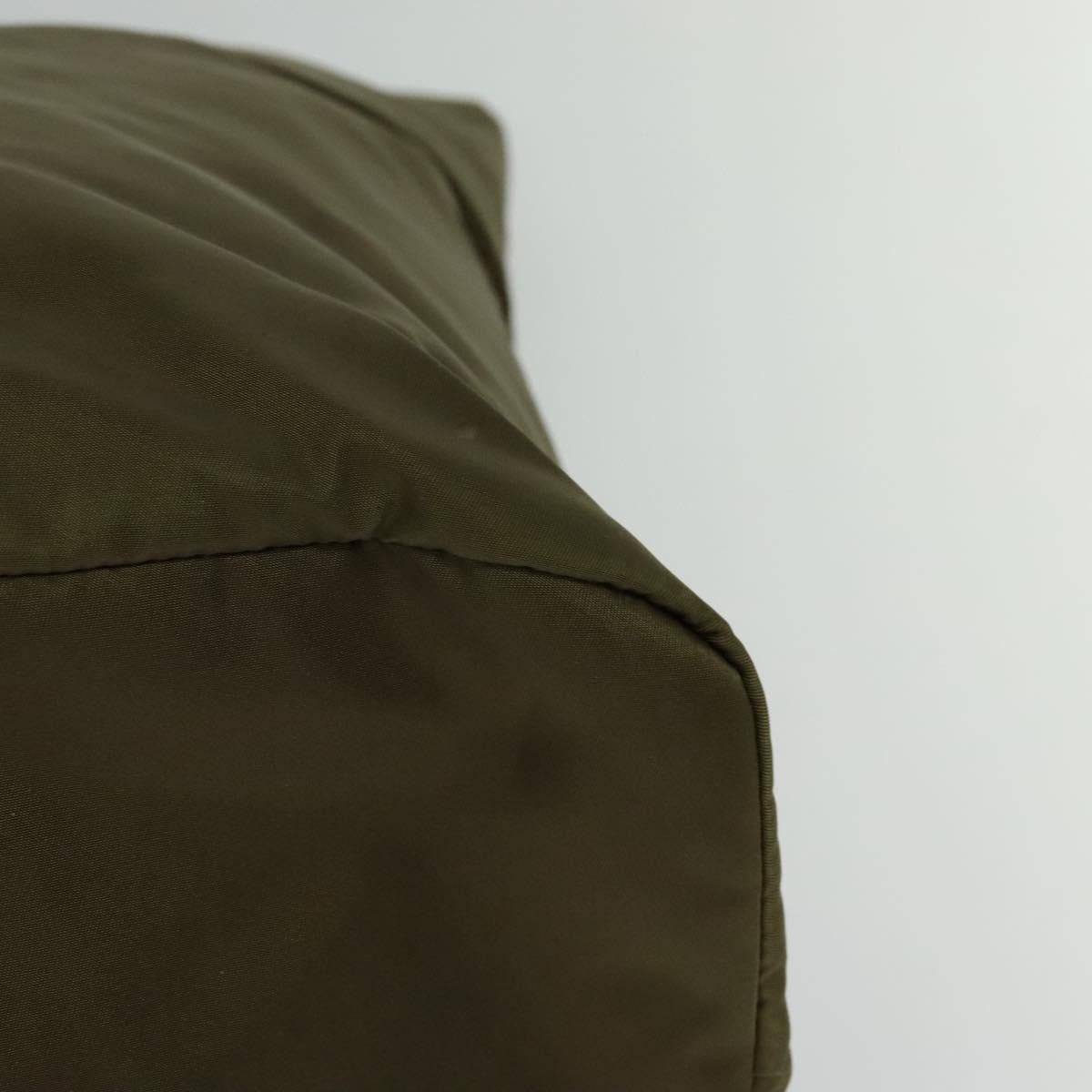 Prada Convertible Double Tote Tessuto, KHAKI, NYLON, Handbag