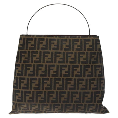 Fendi Zucca Tote bag FF motif, BROWN, CANVAS, Tote bag