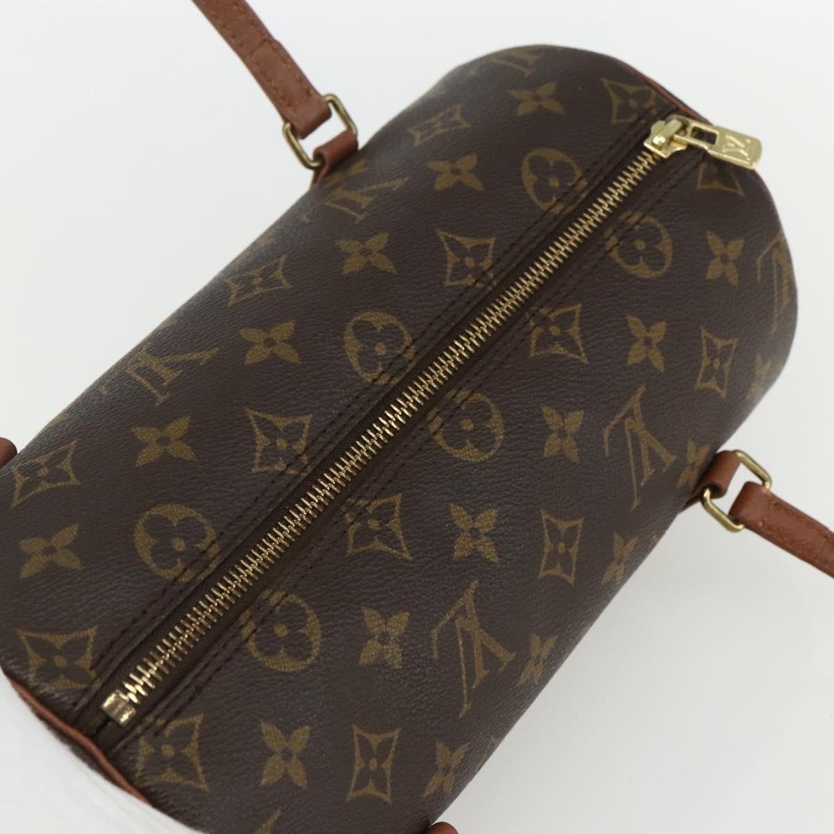 Louis Vuitton Papillon Handbag Monogram Canvas, BROWN, CANVAS, Handbag