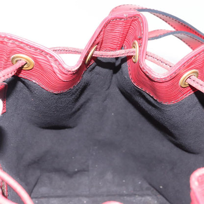 Louis Vuitton Petit Noe Handbag Epi Leather, RED, LEATHER, Shoulder bag