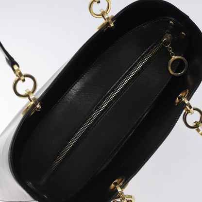 Salvatore Ferragamo Vintage Tote bag Leather, BLACK, LEATHER, Tote bag