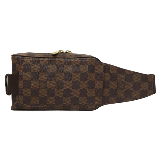 Louis Vuitton Geronimos Waist Bag Damier, BROWN, CANVAS, Shoulder bag