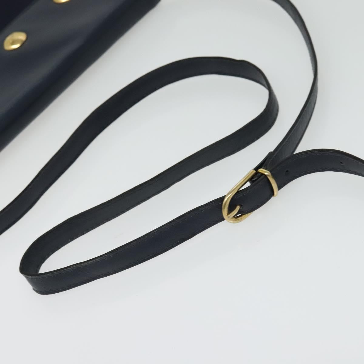 Burberry Flap Shoulder Bag Canvas, NAVY, CANVAS, Shoulder bag