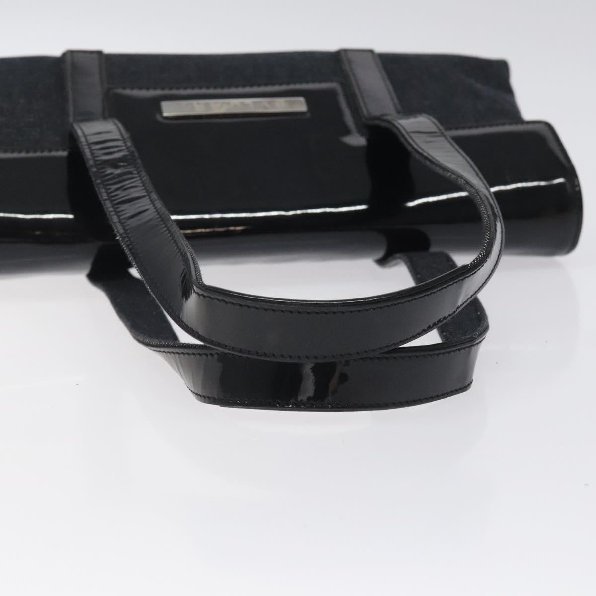 Bvlgari B.Zero1 Logomania Bag Canvas with Leather, BLACK, CANVAS, Shoulder bag