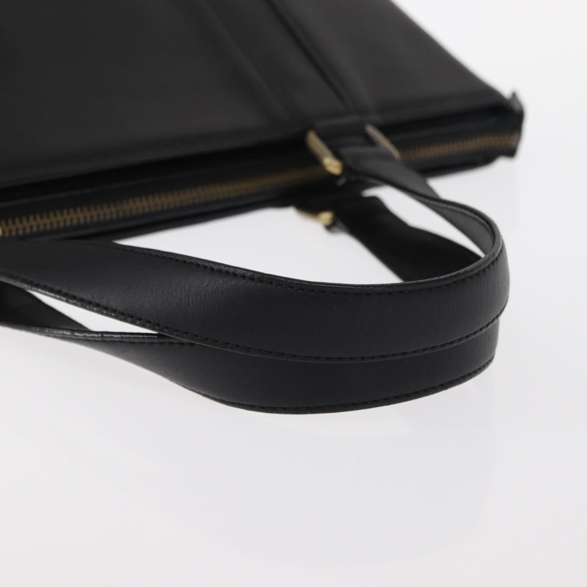 Burberry Vintage tote bag Leather, BLACK, LEATHER, Tote bag