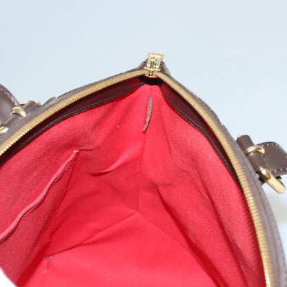 Louis Vuitton Verona Handbag Damier, BROWN, CANVAS, Shoulder bag