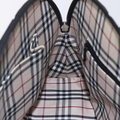 Burberry Vintage Handbag Leather, BLACK, LEATHER, Handbag