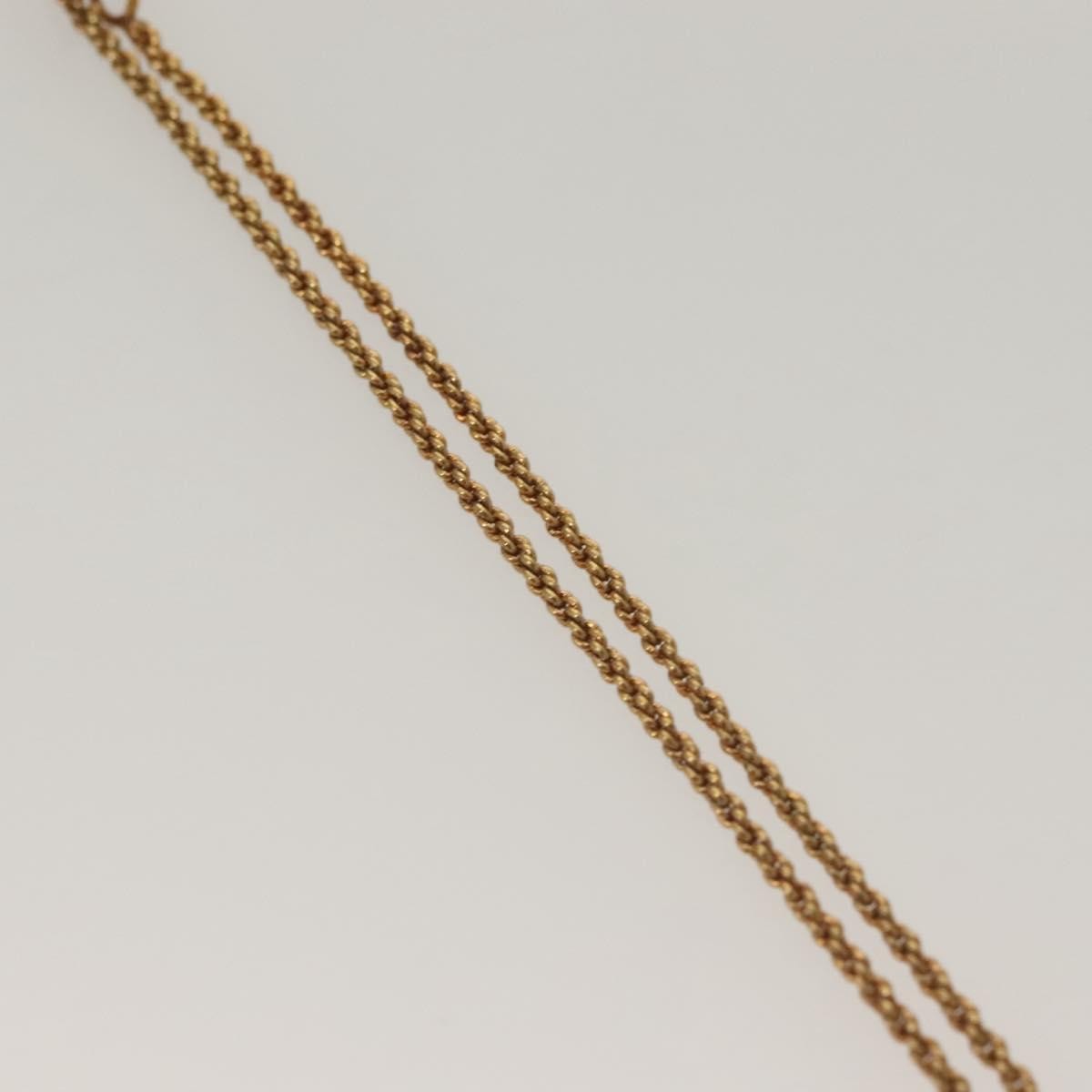 Christian Dior Vintage Dior Logo Necklace Metal, GOLD, METAL, Necklace