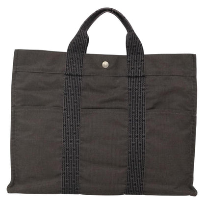 Hermes Fourre-tout Herline Fourre-tout Herline, GRAY, CANVAS, Tote bag