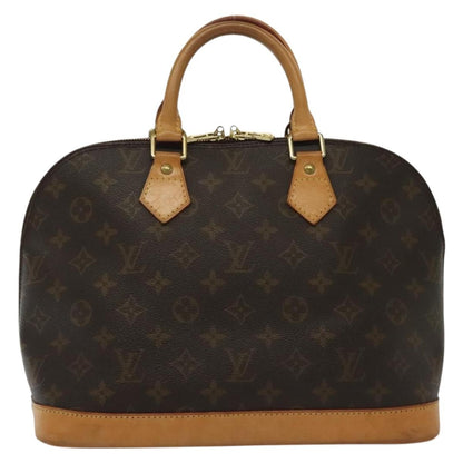 Louis Vuitton Alma Handbag Monogram Canvas, BROWN, CANVAS, Handbag