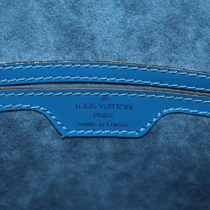 Louis Vuitton Soufflot Handbag Epi Leather, BLUE, LEATHER, Handbag