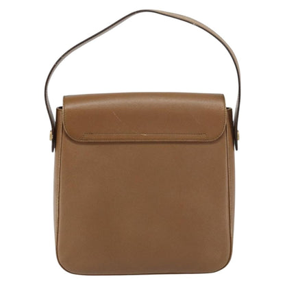 Salvatore Ferragamo Vintage Handbag Leather, BROWN, LEATHER, Handbag