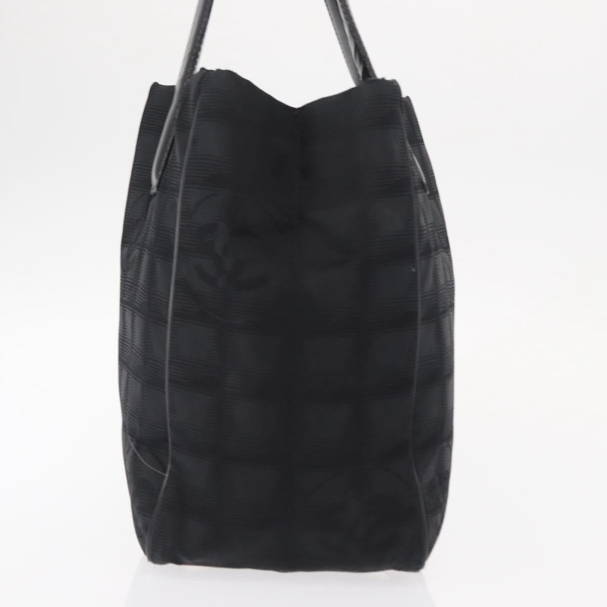 Chanel Travel Line Tote Nylon, BLACK, NYLON, Tote bag