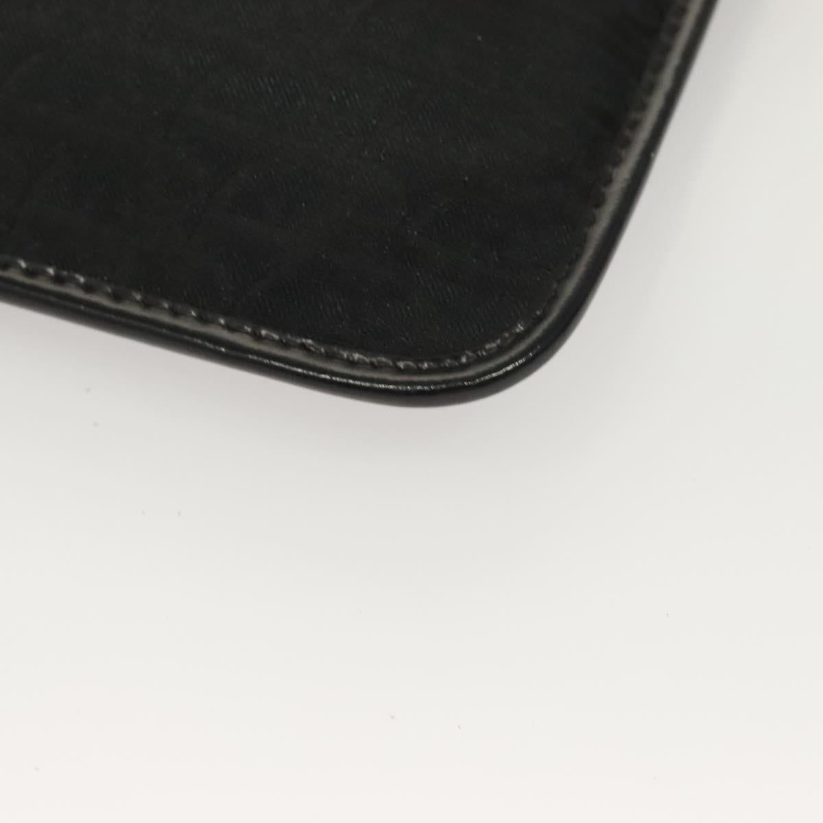 Christian Dior Vintage Trotter Pouch Diorissimo Canvas, BLACK, CANVAS, Clutche & pouche